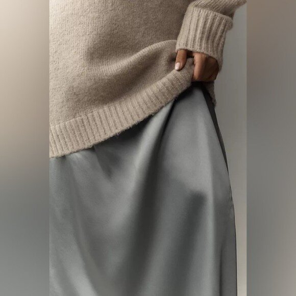 NWT Size S - Anthropologie Twofer Sweater Slip Midi Dress (NWT US$ 228) - Picture 8 of 16